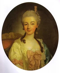 Portrait of Teresa Kinsky von Weichnitz und Tettau (1740–1806), wife of Andrzej Poniatowski